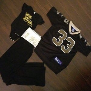 Mom and me matching Saints Football outfit
